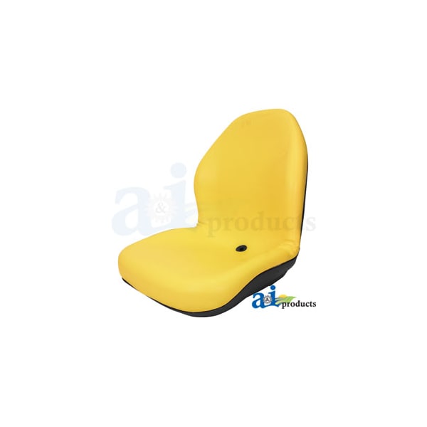 Seat, Lawn & Garden, UTV, Tractor, Skidsteer, Yellow Vinyl 29" x19" x15"
